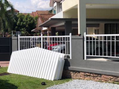 Fence install @ Bukit Jelutong