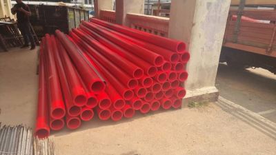 Pn10 Solid Wall Poly Cable Pipe Pn10@semenyih