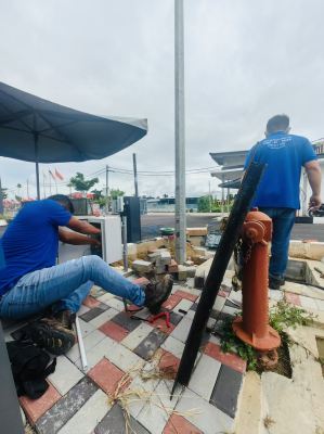 Barrier Gate Installation In Progress @ Alor Setar