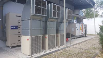 Dust Collector, Air Cooled Condensers & DX AHU (Goodscience Sdn Bhd)