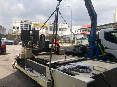 Delivery of Used Fiber Laser Cutting Machine