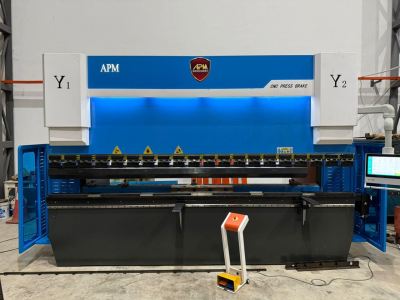 APM Hybrid CNC Press Brake 200 Ton for Sheet Metal Fabrication 
