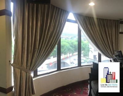Supply & Install Curve Track Curtain