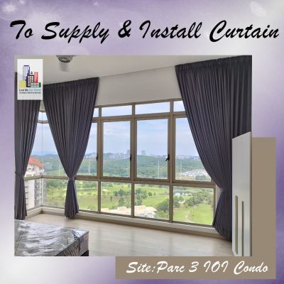 Supply & Install Curtain @Parc 3 Cheras KL