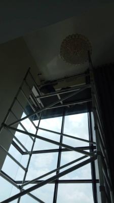 Supply & Install Special Height Curtain (more than 20feet)