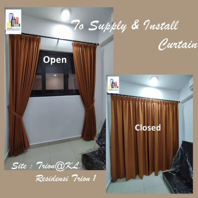 Supply & Install Curtain @Trion KL