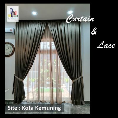 Supply & Install Curtain & Lace @Kota Kemuning, Shah Alam