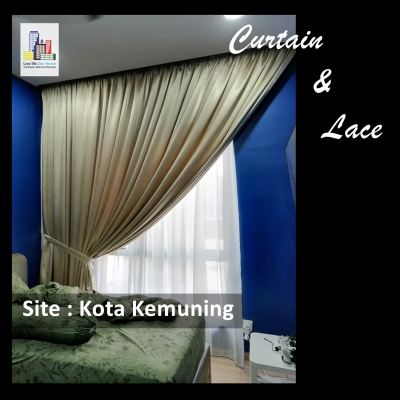 Supply & Install Curtain & Lace @Kota Kemuning, Shah Alam