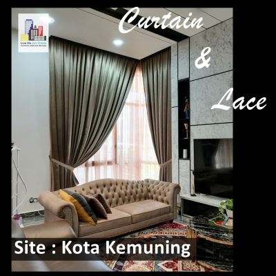 Supply & Install Curtain & Lace @Kota Kemuning, Shah Alam
