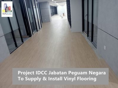 Supply & Install Vinyl Flooring @Project IDCC Jabatan Peguam Negara