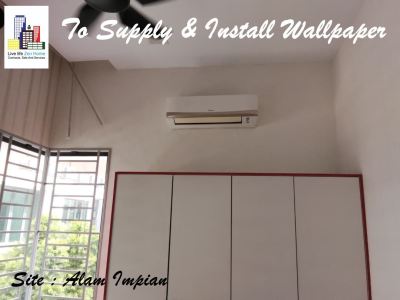 Supply & Install Wallpaper @Alam Impian Shah Alam