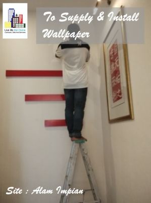 Supply & Install Wallpaper @Alam Impian Shah Alam