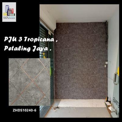 Supply & Install Wallpaper @PJU 3 Tropicana, Petaling Jaya