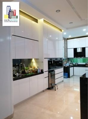 Design & Build Kitchen Cabinet & Island @Tan Sri's House Cyberjaya
