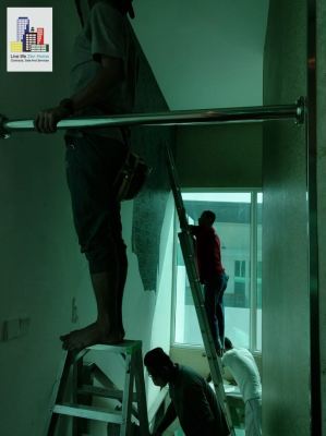 Dismantle & Install Wallpaper @Tan Sri's House Cyberjaya