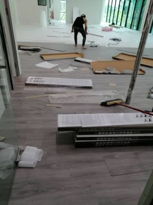 Supply & Install SPC Flooring @Tan Sri's Office Cheras Jaya