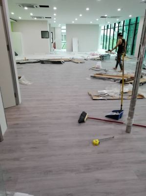 Supply & Install SPC Flooring @Tan Sri's Office Cheras Jaya