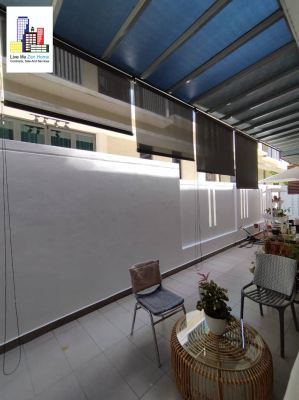 Supply & Install Outdoor Roller Blinds @Dr's House Alam Impian