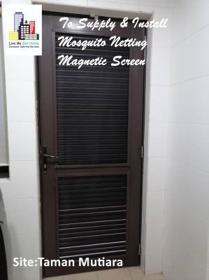 Supply & Install Mosquito Netting & Roller Blinds @Taman Mutiara Cheras