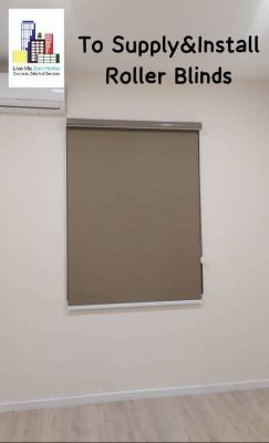 Supply & Install Curtain & Roller Blinds @Puncak Jalil