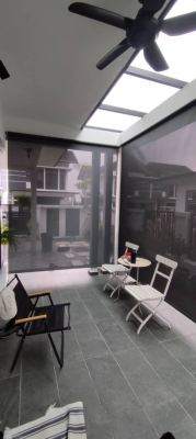 Supply & Install Outdoor Roller Blinds @Setia Alam