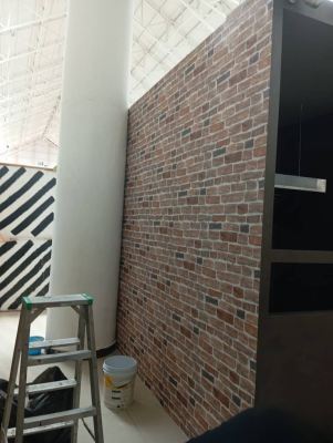 Supply & Install Wallpaper @Viva Home Steamboat Restaurant