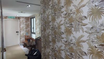 Supply & Install Wallpaper @Mont Kiara Condominium