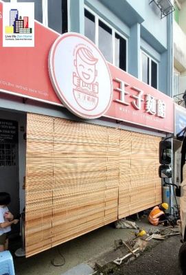 Supply & Install Timber Blinds & Outdoor Bamboo Blinds @Wong Zhi Noodles House