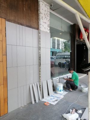 Supply & Install Tiles Work, Carpet, Wallpaper & Curtain @Dragon Fest Restaurant
