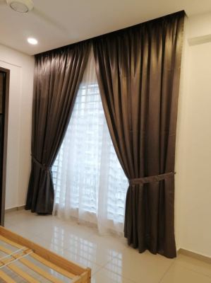 Supply & Install Curtain, Roller Blinds & Loose Furniture @Mahkota Garden