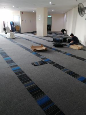 Supply & Install Carpet @Surau Kasmuncak Holding IDCC