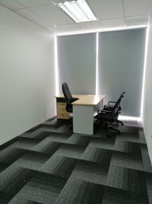 Supply & Install Roller Blinds, Carpet & Workstations @Pejabat Ketua Pengawai Keselamatan IDCC