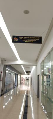Supply & Install Frosted Tinted & Signage @Pejabat Ketua Pengawai Keselamatan IDCC