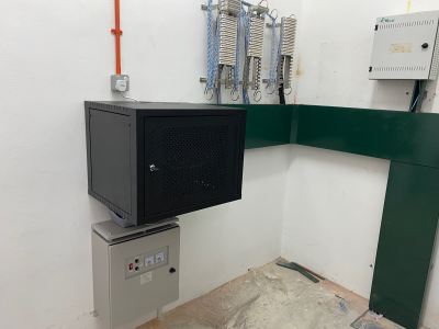 SL2100 Pabx System Installation With DC Chargers 