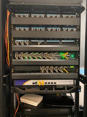 Computer Network Rearrangement At Server Rack