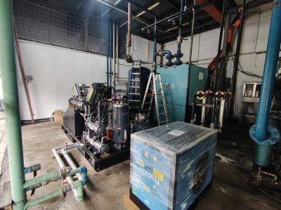 Compressor Installation On Site - LGV8.0/40PM - Bull Series