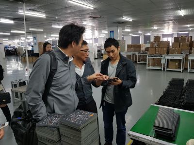 Customers Visits to Our Factory in Dongguan China