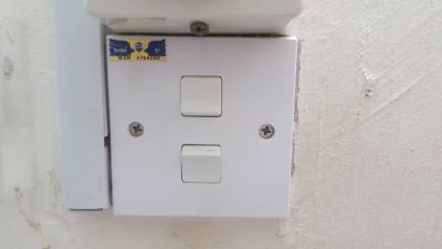 replace damaged switch at suriamas condo