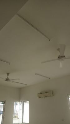 Install light and fan at Taman Meranti Damai Puchong