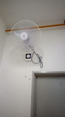 Add new power point, install fan and hook at Segambut Villa Orkid Condo