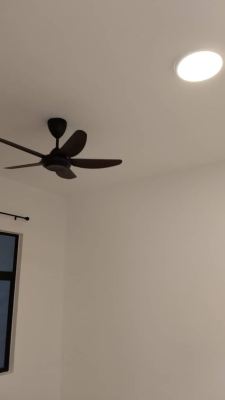 Install lighting, fan and heater at V Residence Selayang