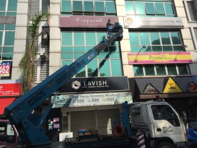 Dismantle Signboard at Bandar Puteri, Puchong @ 22/04/19