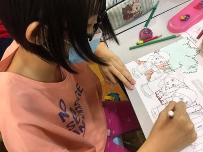 Art Time of Daycare‘s students 【National Day Colouring Contest】 