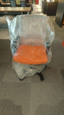 Front View Low Back Mesh Chair