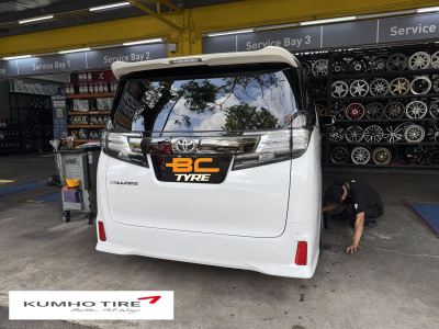  Toyota Vellfire ���� 245/45ZR19  255/45ZR19 Kumho Ecsta Sport PS72 