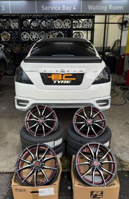  Nissan Almera ���� 16�� Sport Rim + 205/55ZR16 Kumho Ecsta HS52