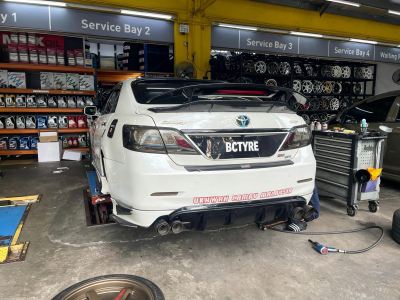  Toyota Camry ���� Rear Brake Upgrade  GT4 4-Pot + 355mm ���ϵͳ