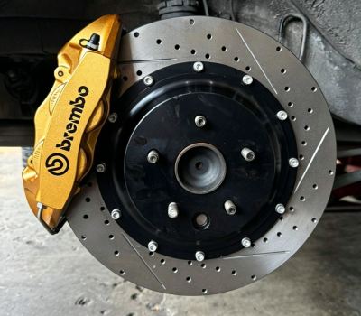  Toyota Camry ���� Rear Brake Upgrade  GT4 4-Pot + 355mm ���ϵͳ