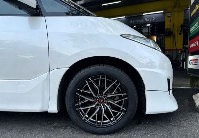  Toyota Estima ���� 17�� Sport Rim ��װ 225/50ZR17 Kumho Ecsta HS52 ���� ԭװ Engine Mounting ȫ��