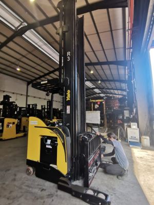 Yale Reach Truck Ready For Delivery